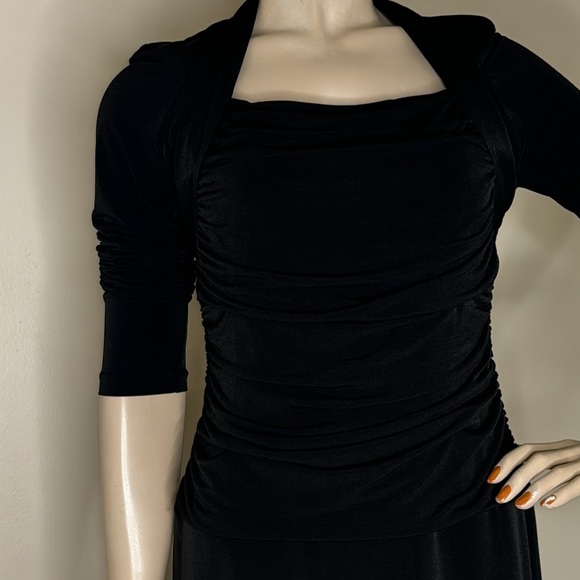 Alfani Black Stretch Midi Dress - Picture 17 of 17
